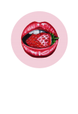 maglietta Strawberry Lipstick