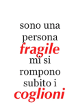 maglietta fragile