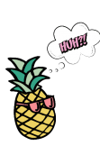 maglietta pineapplevibes