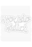 maglietta avocado addict