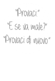 maglietta provare