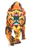 maglietta Geometric Tiger