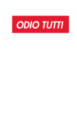 maglietta odio tutti