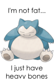 maglietta Snorlax the heavy bones boy