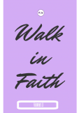 maglietta Walk In Faith ??™® p./h