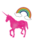 maglietta Unicorno & Arcobaleno 