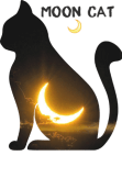 maglietta moon cat 