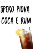 maglietta COCA E RUM