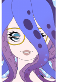 maglietta monstergirl squid hair