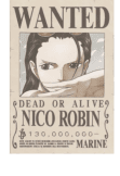 maglietta WANTED Nico Robin #onepiece