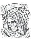 maglietta Religion skull 