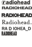 maglietta Radiohead Logos