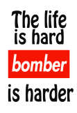 maglietta Life & Bomber