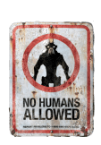 maglietta No Humans 