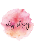 maglietta stay strong t-shir