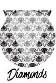 maglietta T-shirt diamonds