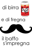 maglietta i baffi 