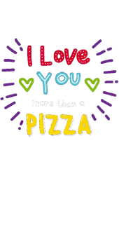 cover i love you more than a pizza