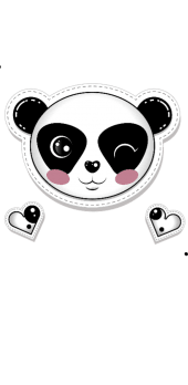 cover cute panda