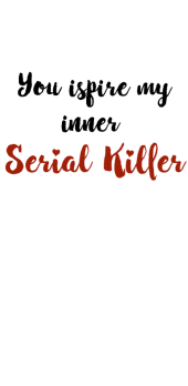 cover Serial Killer (versione scritte nere/ bourdeaux)