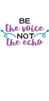 cover Be the VOICE, not the ECHO
