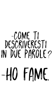 cover frasi tumblr - ho fame.