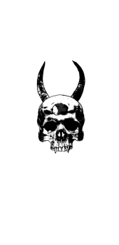 cover demon skull