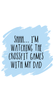 cover Crossfit Games with Dad