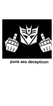 cover punk ass Decepticon tshirt