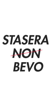 cover Stasera non bevo