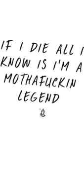 cover IfI Die All I Know Is I'm A Motherfuckin Legend (Drake)