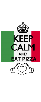 cover Keep calm and eat pizza