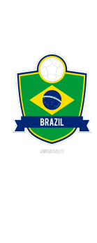 cover Brazil Football World Cup 2018 Fan T-shirt