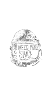 cover Tshirt - I Need More Space