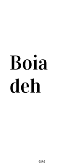 cover Boia deh - Cover