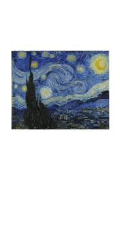 cover la notte stellata, Vincent Van Gogh