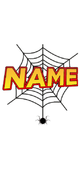 cover Your name spider