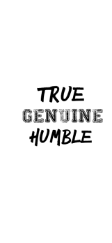cover TRUE • GENUINE • HUMBLE