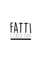 cover FATTI I CAZZI TUOI