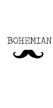 cover Bohemian mustache