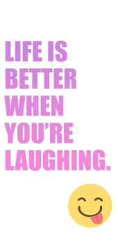 cover life is better when youre laughing quote 