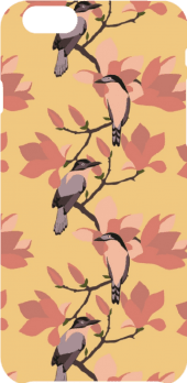 cover Uccellini e magnolie pattern