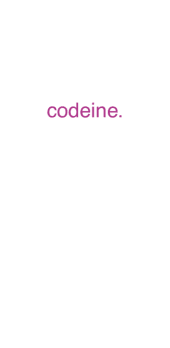 cover codeine.