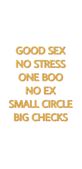 cover GOOD SEX NO STRESS ONE BOO NO EX SMALL CIRCLE BIG CHECKS