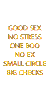 cover GOOD SEX NO STRESS ONE BOO NO EX SMALL CIRCLE BIG CHECKS
