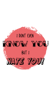 cover I hate you!