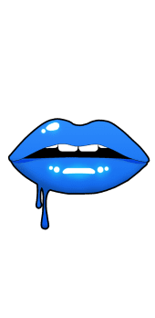 cover Lips Blue