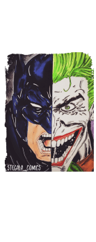 cover batman Vs joker