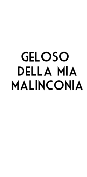 cover Malinconia