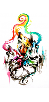 cover Wolf Colorful